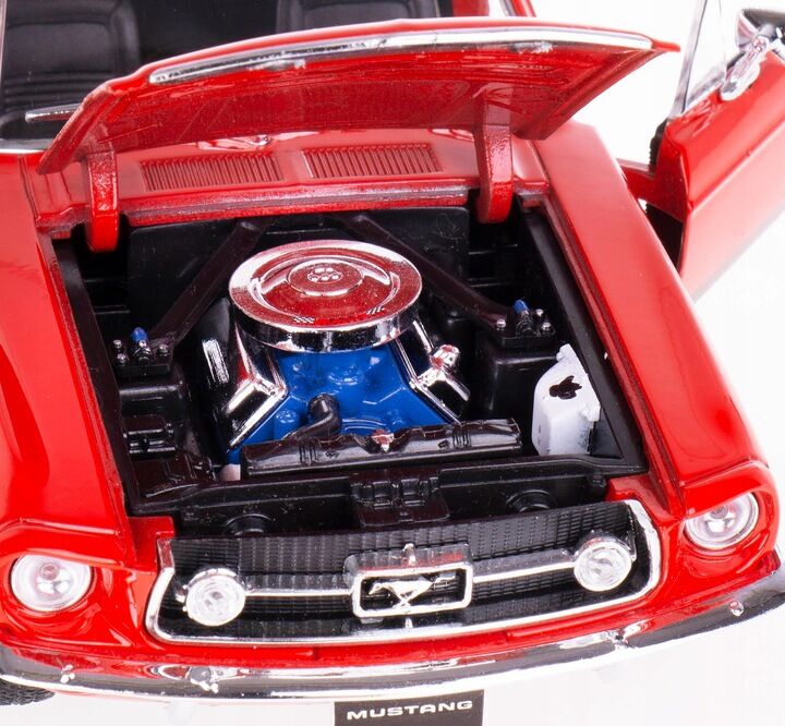 Welly Ford Mustang GT (1967) 1:24 červený